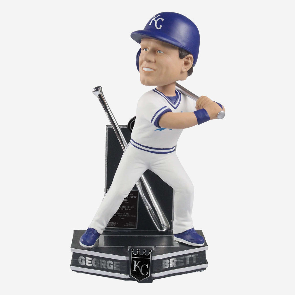 George Brett Kansas City Royals 1980 Silver Slugger Bobblehead FOCO - FOCO.com