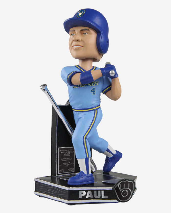 Paul Molitor Milwaukee Brewers 1988 Silver Slugger Bobblehead FOCO - FOCO.com