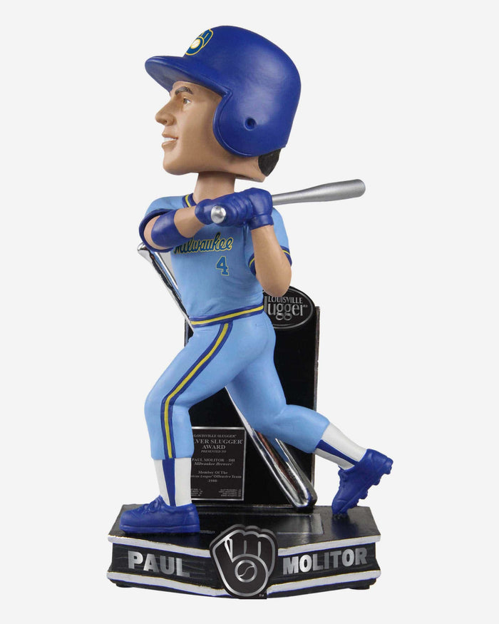 Paul Molitor Milwaukee Brewers 1988 Silver Slugger Bobblehead FOCO - FOCO.com