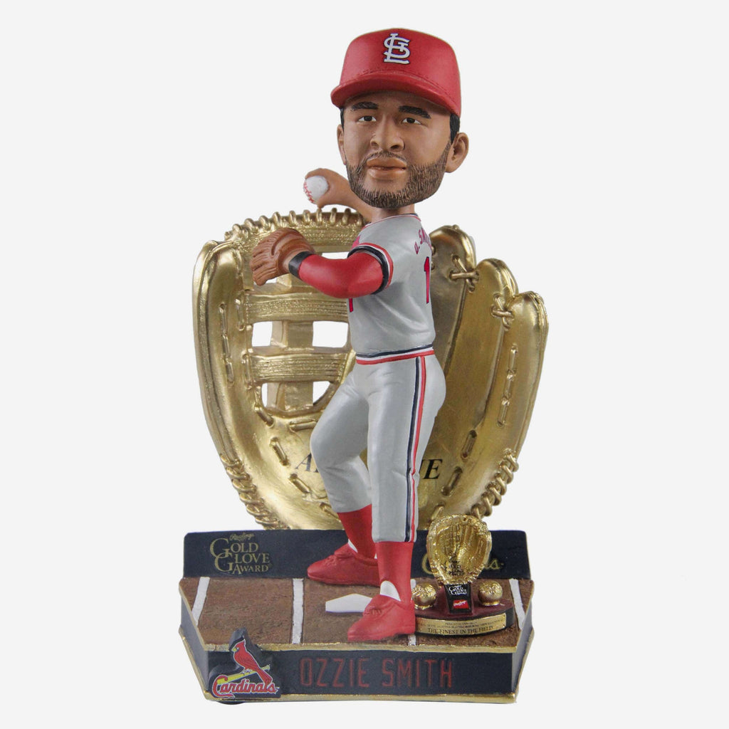 Ozzie Smith St Louis Cardinals All Time Gold Glove Bobblehead FOCO - FOCO.com