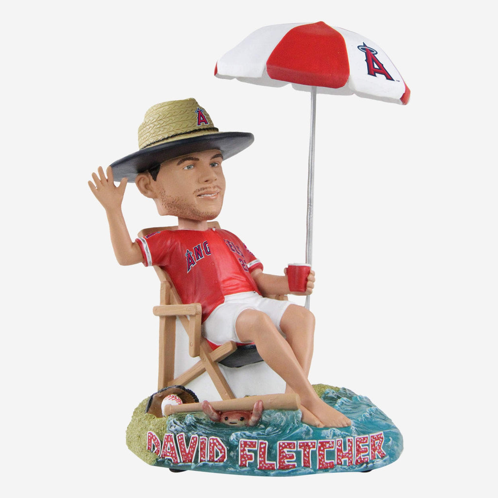 David Fletcher Los Angeles Angels Ambassador Beach Chair Bobblehead FOCO - FOCO.com