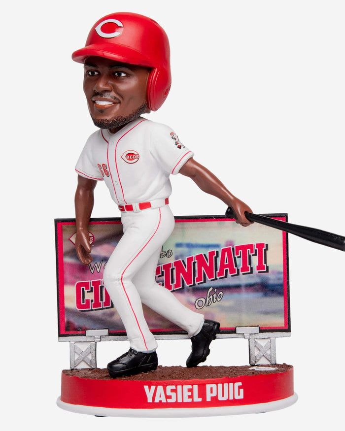 Yasiel Puig Cincinnati Reds Billboard Bobblehead FOCO - FOCO.com