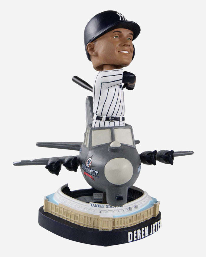 Derek Jeter New York Yankees Bomber Spinning Bobblehead FOCO - FOCO.com