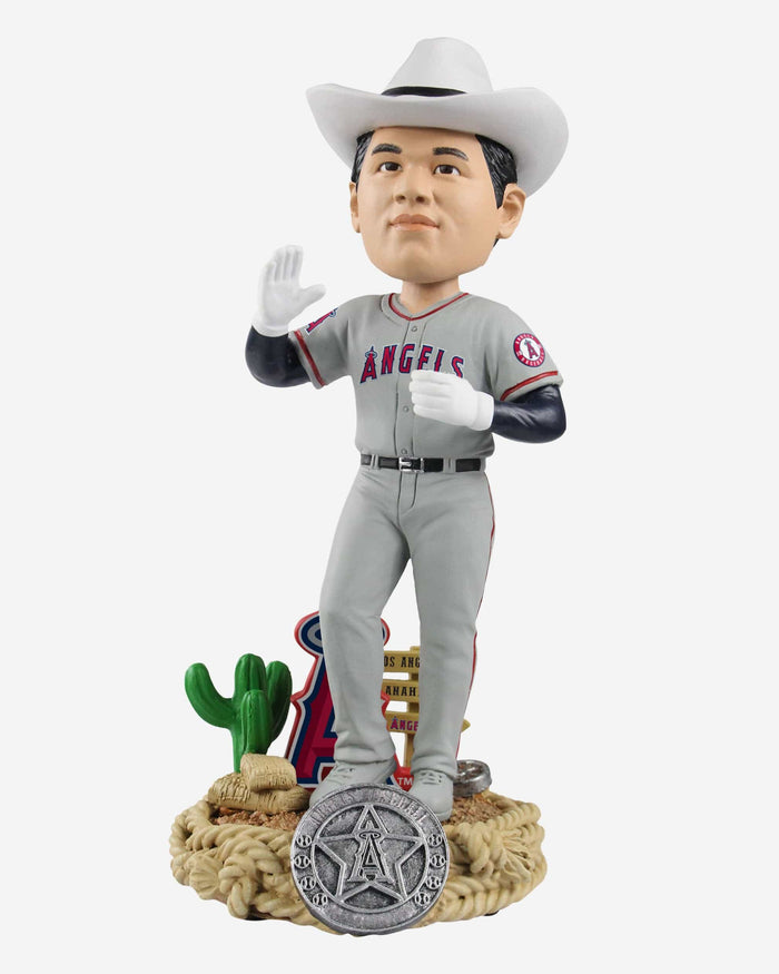 Shohei Ohtani Los Angeles Angels Cowboy Homer Hat Bobblehead FOCO - FOCO.com