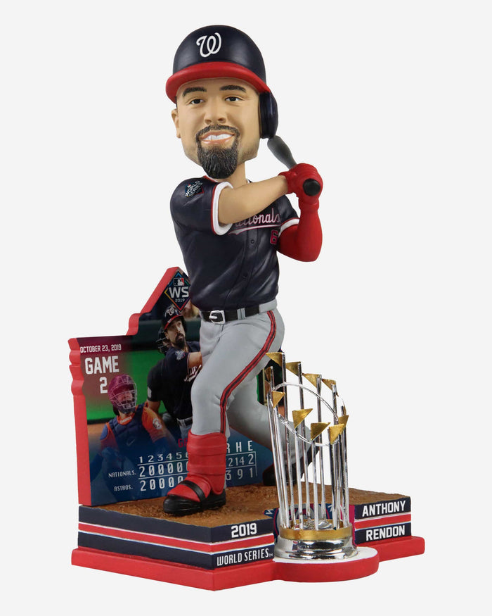 Anthony Rendon Washington Nationals 2019 World Series Champions Moment Bobblehead FOCO - FOCO.com