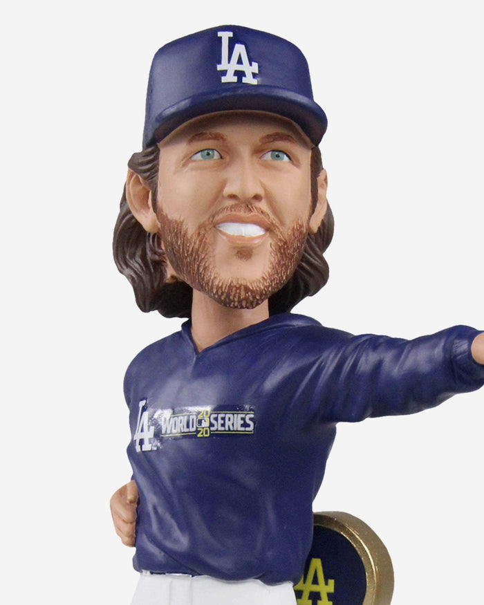 Clayton Kershaw Los Angeles Dodgers 2020 World Series Champions First Ring Bobblehead FOCO - FOCO.com