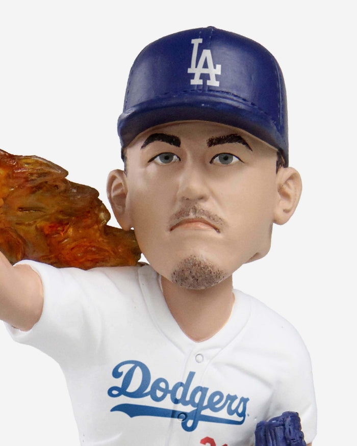 Walker Buehler Los Angeles Dodgers 2020 World Series Champions Flaming Fast Ball Bobblehead FOCO - FOCO.com