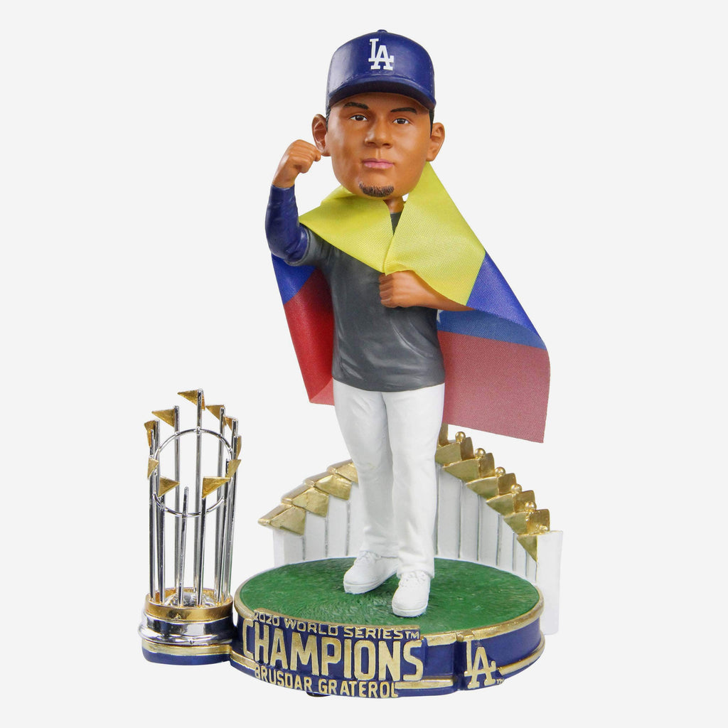 Brusdar Graterol Los Angeles Dodgers 2020 World Series Champions Moment Bobblehead FOCO - FOCO.com