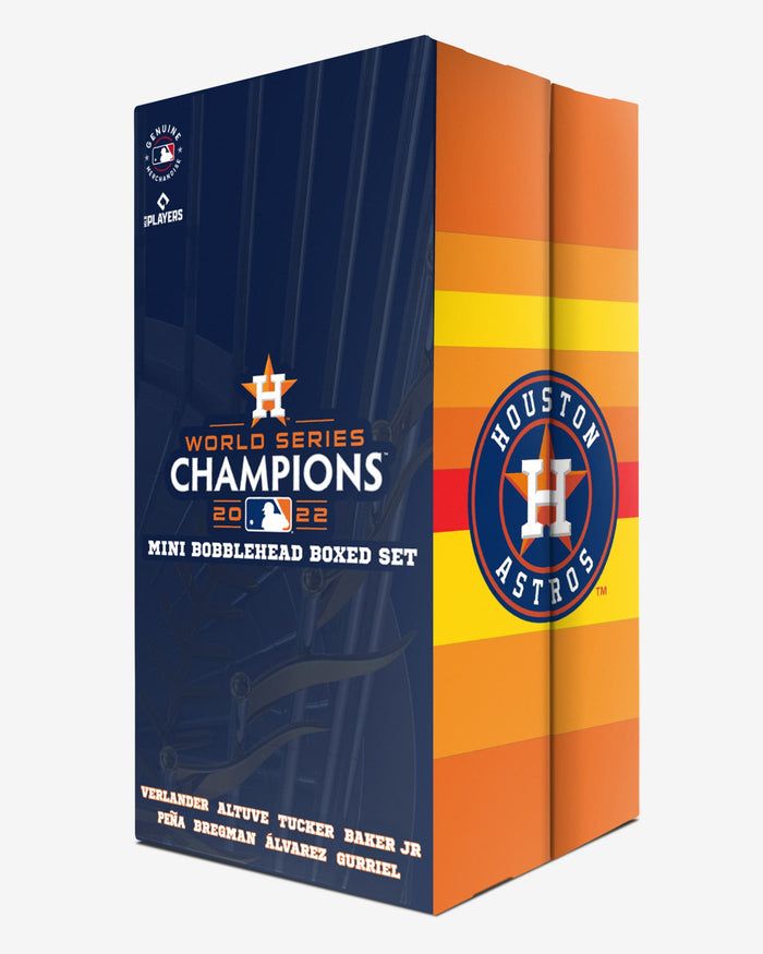 Houston Astros 2022 World Series Champions Mini Bobblehead Boxed Set FOCO - FOCO.com
