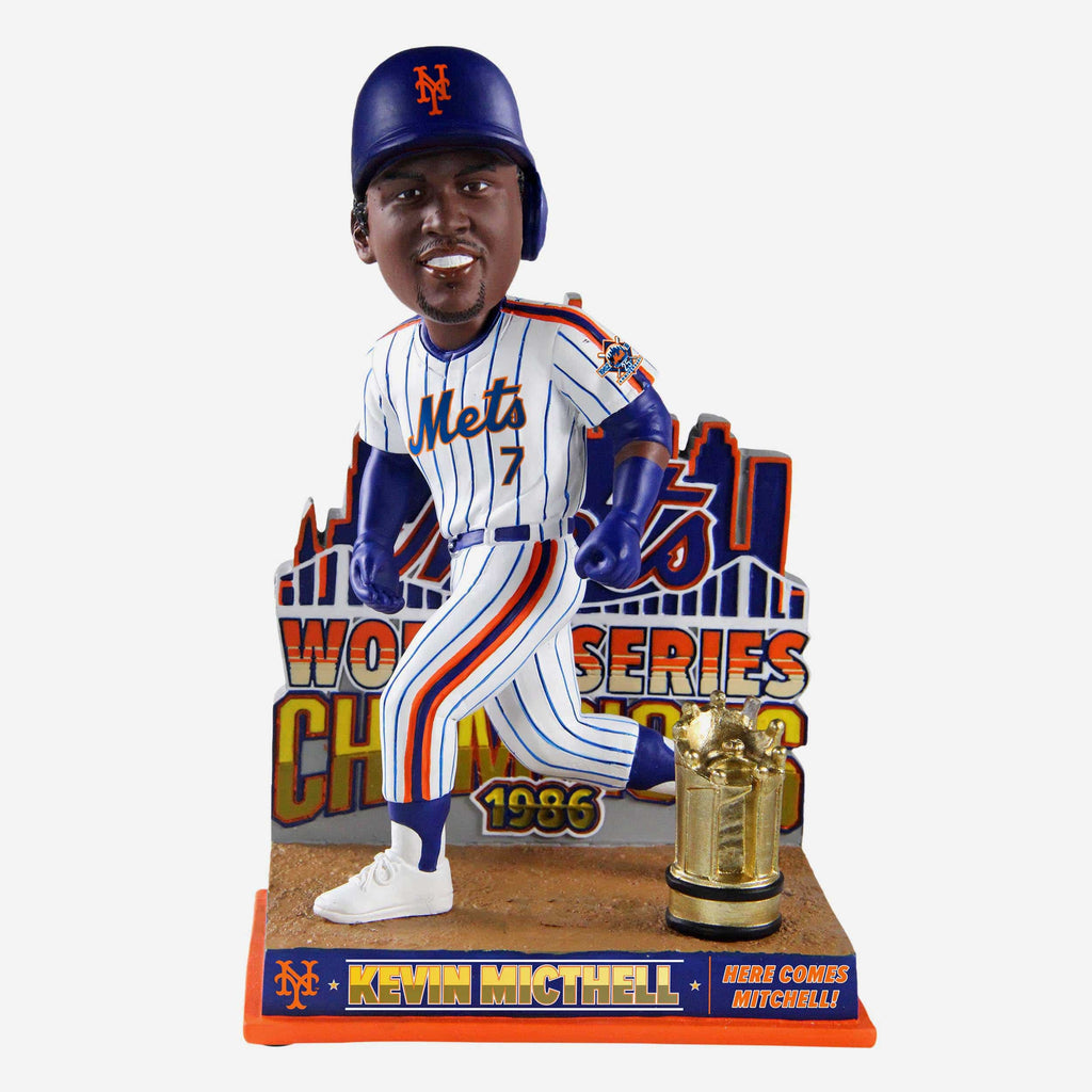 Kevin Mitchell New York Mets 1986 World Series Champions Bobblehead FOCO - FOCO.com