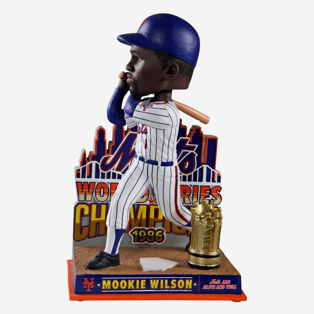 Mookie Wilson New York Mets 1986 World Series Champions Bobblehead FOCO - FOCO.com