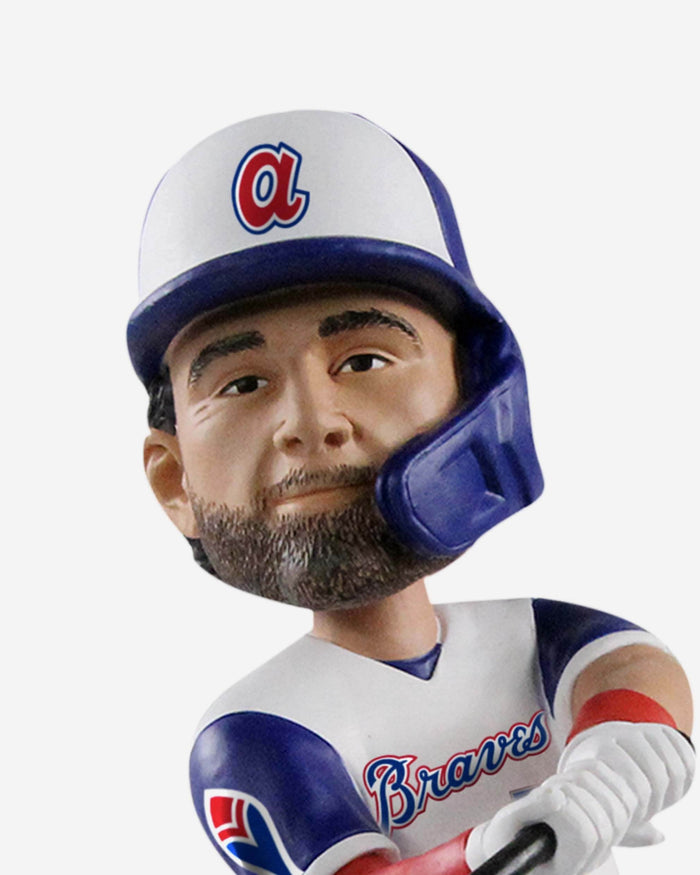 Dansby Swanson Atlanta Braves Retro Jersey Bobblehead FOCO - FOCO.com