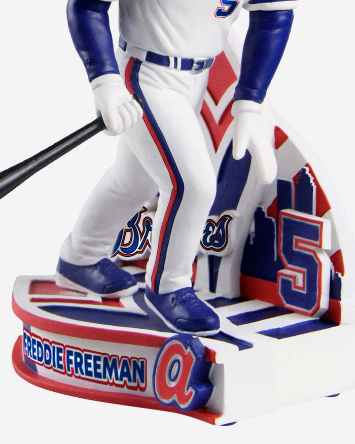 Freddie Freeman Atlanta Braves Retro Jersey Bobblehead FOCO - FOCO.com