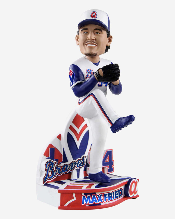 Max Fried Atlanta Braves Retro Jersey Bobblehead FOCO - FOCO.com