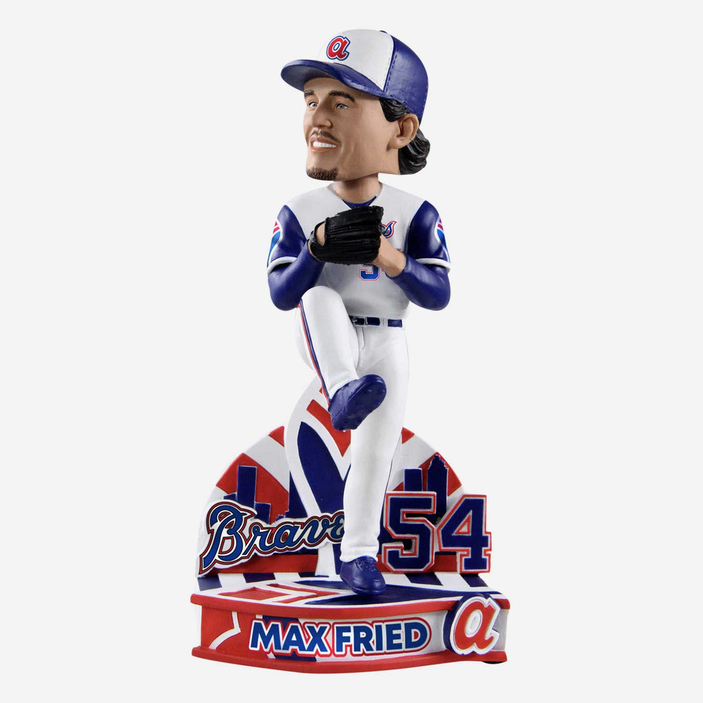 Max Fried Atlanta Braves Retro Jersey Bobblehead FOCO - FOCO.com