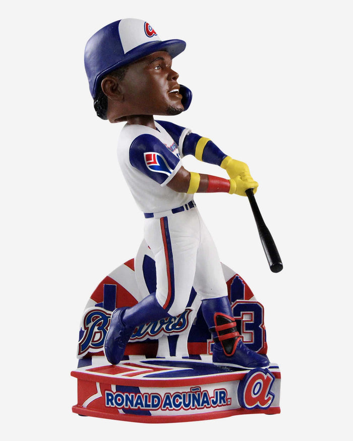 Ronald Acuna Jr Atlanta Braves Retro Jersey Bobblehead FOCO - FOCO.com