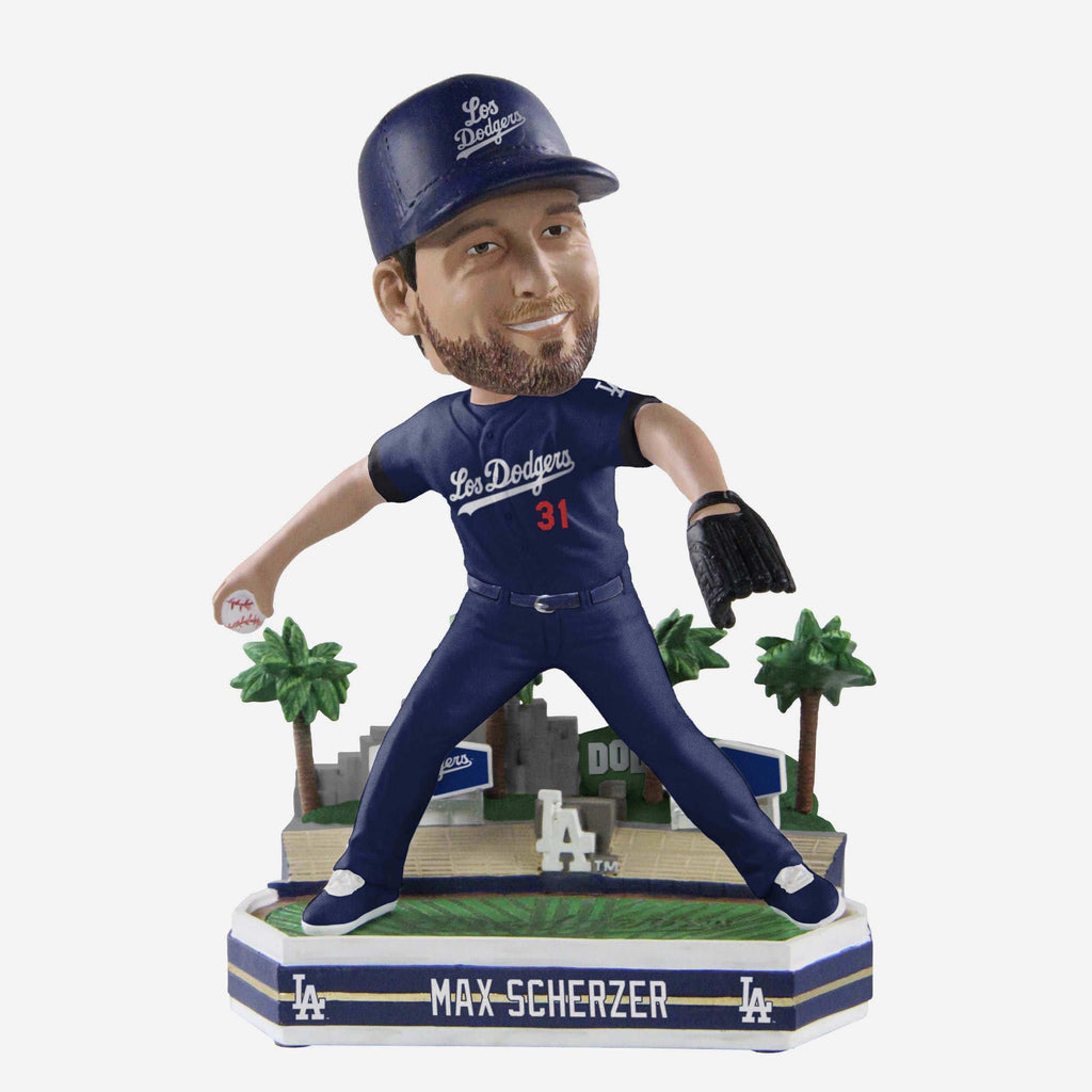 Max Scherzer Los Angeles Dodgers City Connect Bobblehead FOCO - FOCO.com