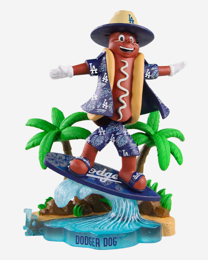 Los Angeles Dodgers Tropical Surf Dodger Dog Bobblehead FOCO - FOCO.com
