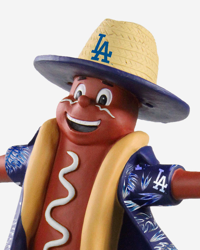 Los Angeles Dodgers Tropical Surf Dodger Dog Bobblehead FOCO - FOCO.com