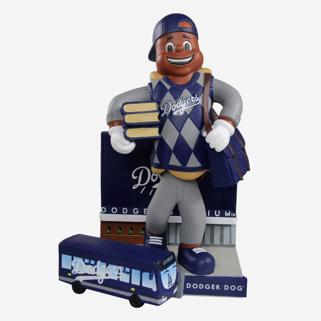 Los Angeles Dodgers Back To School Dodger Dog Bobblehead FOCO - FOCO.com