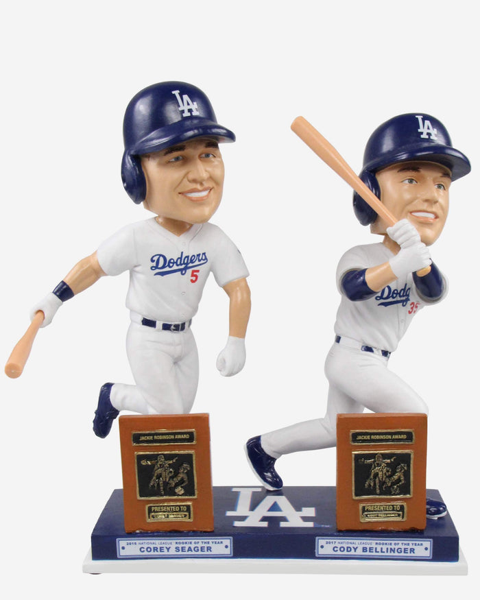 Corey Seager & Cody Bellinger Los Angeles Dodgers Dual Player Bobblehead FOCO - FOCO.com