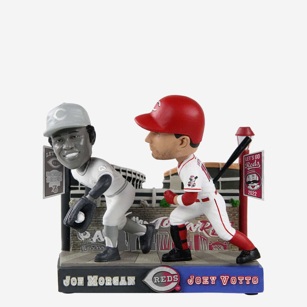 Joe Morgan & Joey Votto Cincinnati Reds Then And Now Bobblehead FOCO - FOCO.com