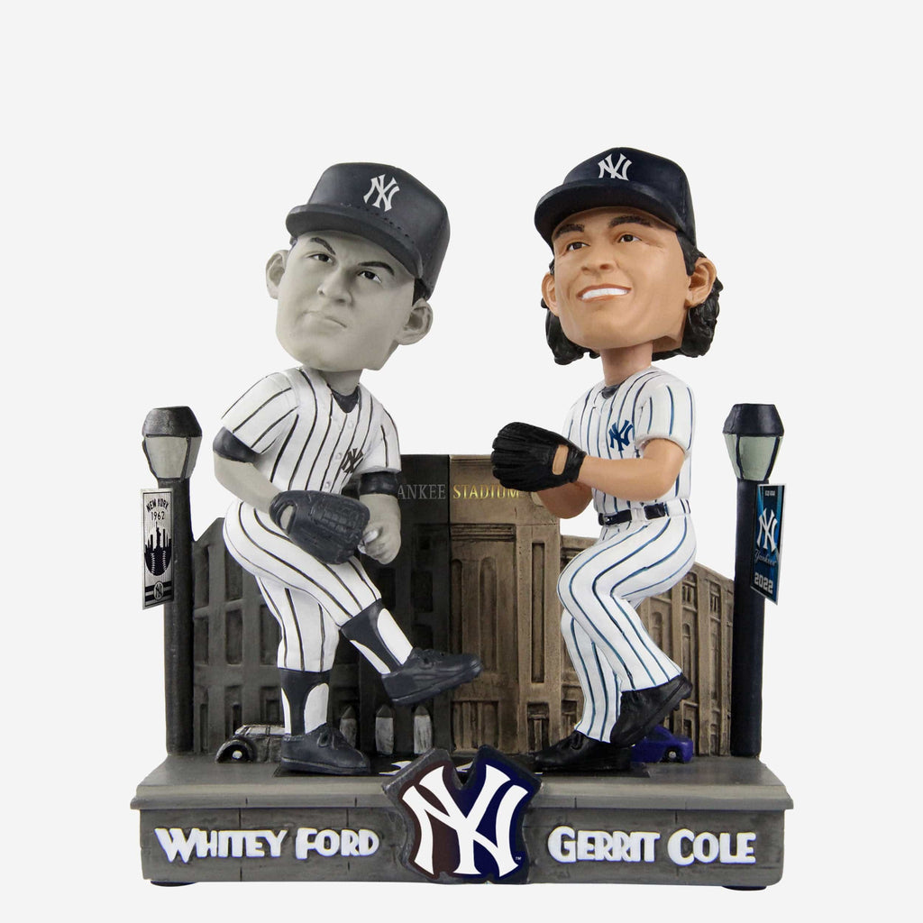 Whitey Ford & Gerrit Cole New York Yankees Then And Now Bobblehead FOCO - FOCO.com