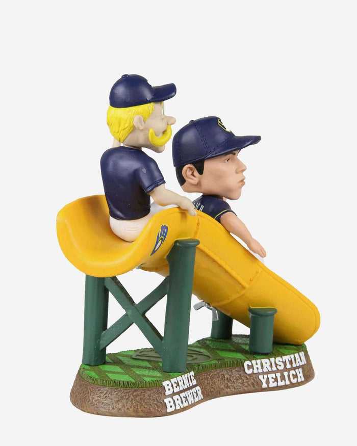 Christian Yelich & Bernie Brewer Milwaukee Brewers Dual Bobblehead FOCO - FOCO.com