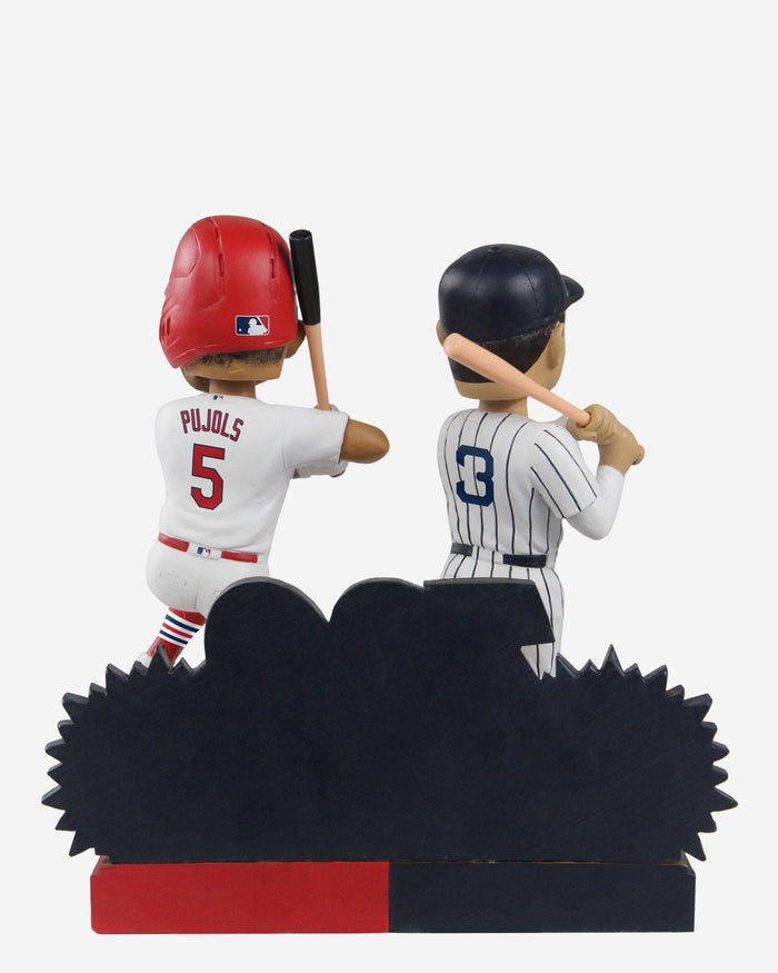 Albert Pujols & Babe Ruth St Louis Cardinals & New York Yankees Dual Bobblehead FOCO - FOCO.com