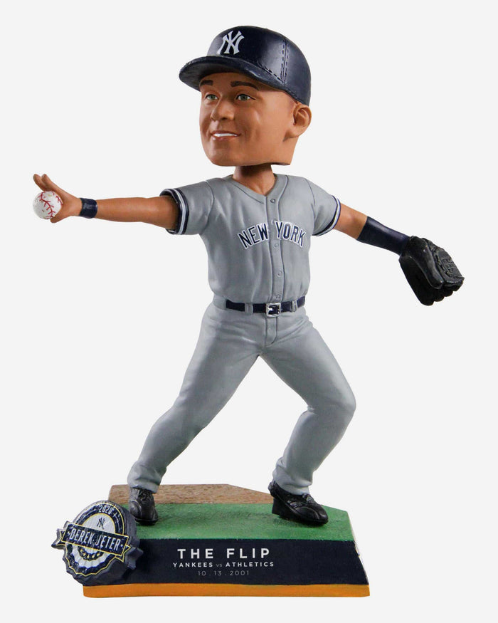 Derek Jeter New York Yankees The Flip Bobblehead FOCO - FOCO.com
