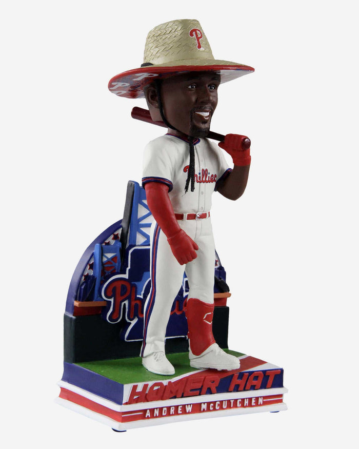 Andrew McCutchen Philadelphia Phillies Home Run Straw Hat Bobblehead FOCO - FOCO.com