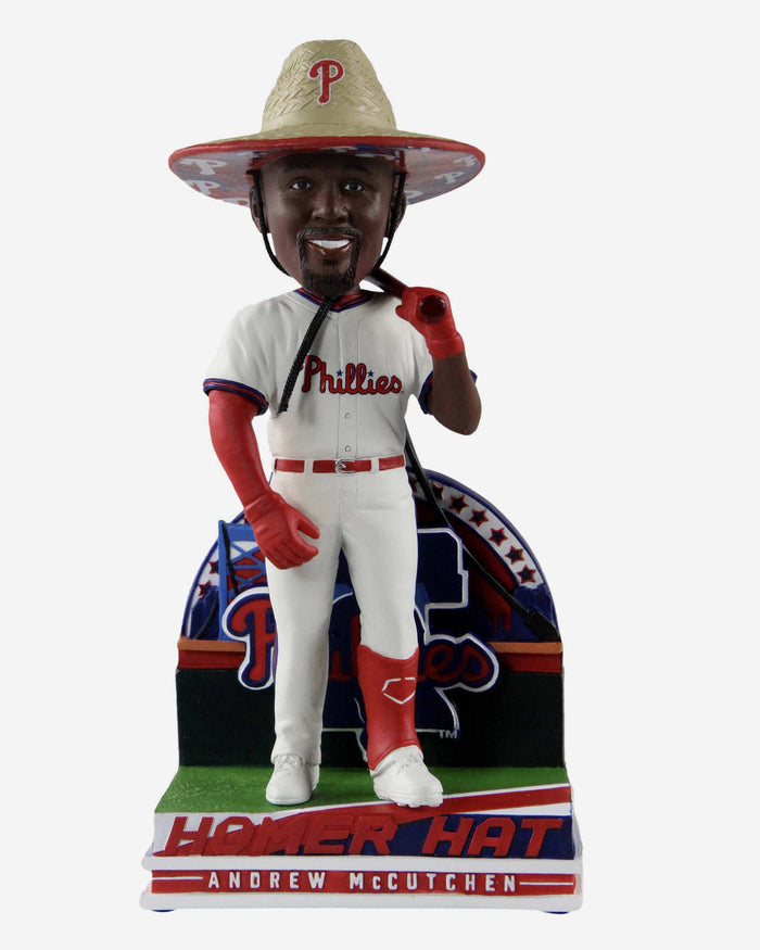 Andrew McCutchen Philadelphia Phillies Home Run Straw Hat Bobblehead FOCO - FOCO.com