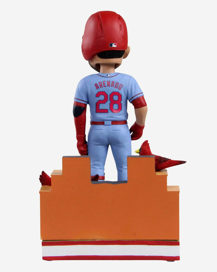 Nolan Arenado St Louis Cardinals Light Blue Jersey Bobblehead FOCO - FOCO.com