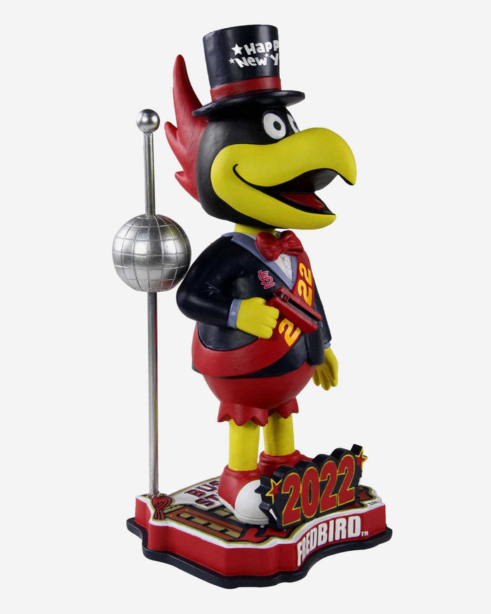 Fredbird St. Louis Cardinals New Year’s Mascot Bobblehead FOCO - FOCO.com