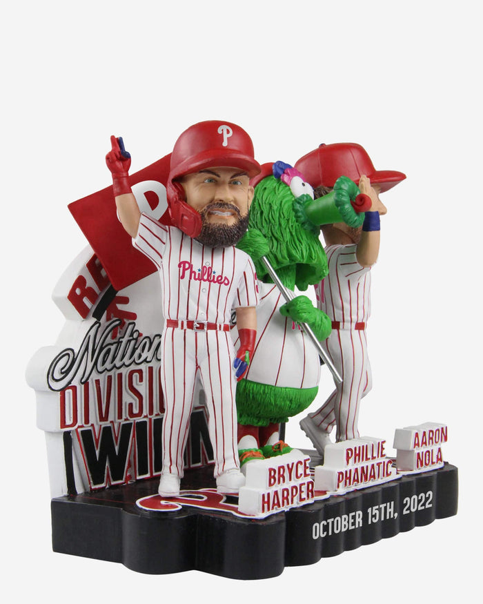 Philadelphia Phillies 2022 NLDS Winners Red October Mini Bobblehead Scene FOCO - FOCO.com