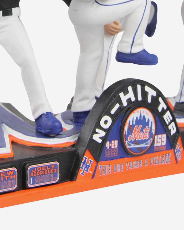 New York Mets Combined No Hitter Mini Bobblehead Scene FOCO - FOCO.com