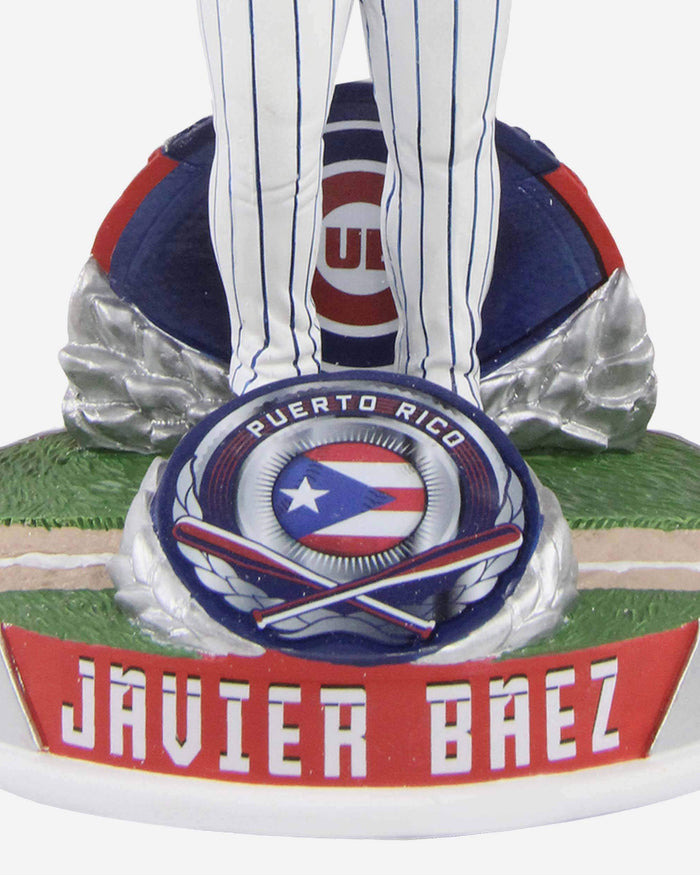 Javier Baez Chicago Cubs National Flag Bobblehead FOCO - FOCO.com