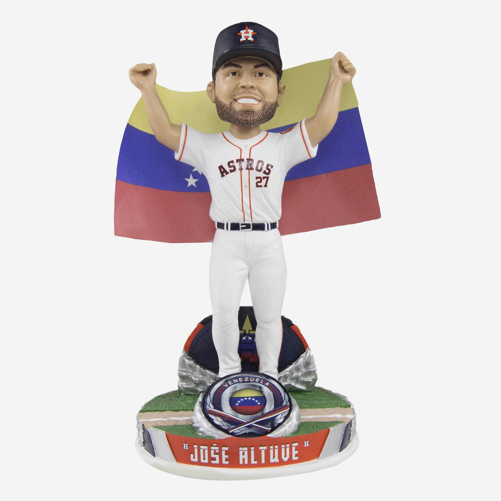 Jose Altuve Houston Astros National Flag Bobblehead FOCO - FOCO.com