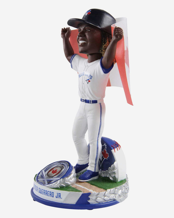 Vladimir Guerrero Jr Toronto Blue Jays National Flag Bobblehead FOCO - FOCO.com