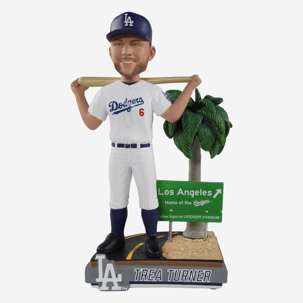 Trea Turner Los Angeles Dodgers Next Stop Bobblehead FOCO - FOCO.com