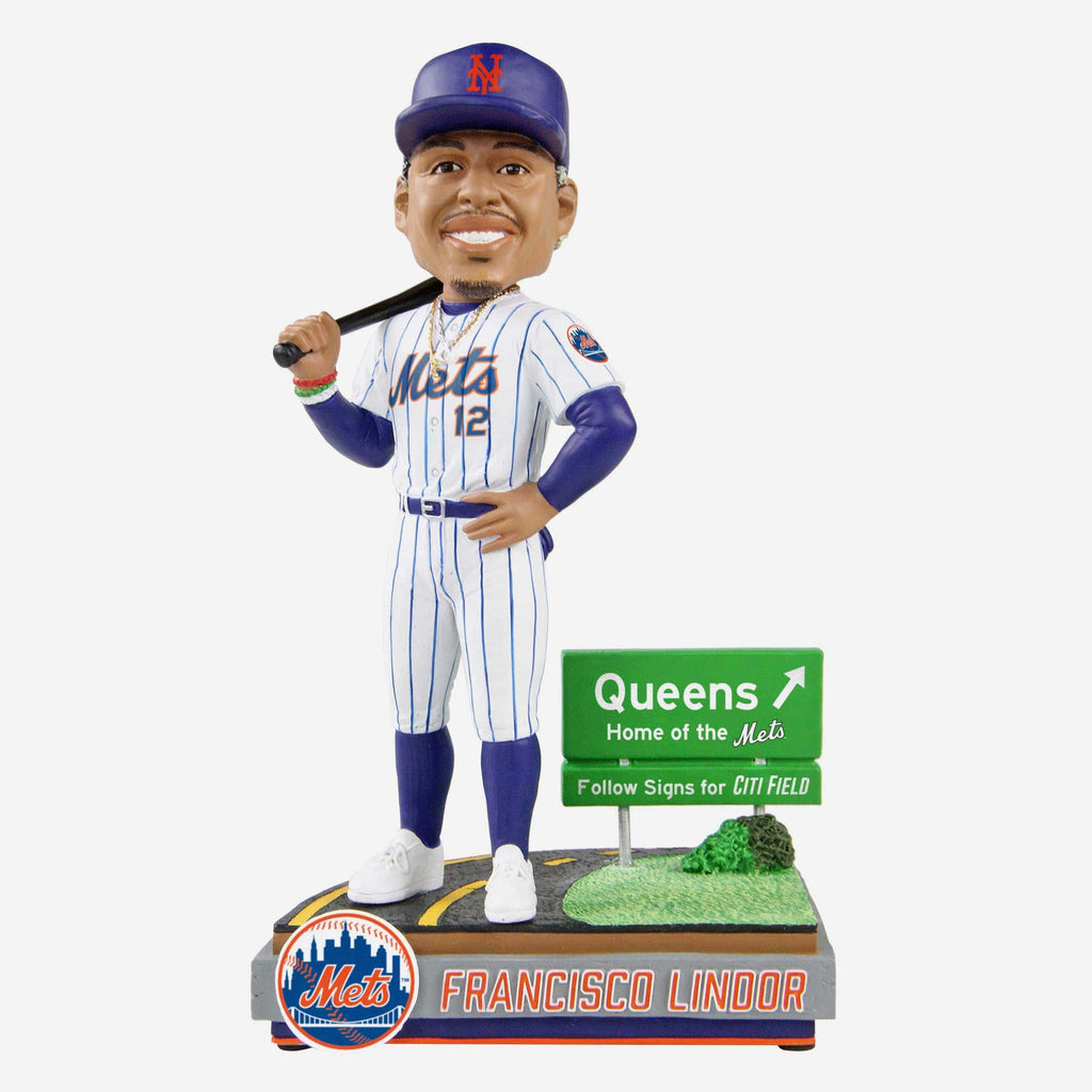 Francisco Lindor New York Mets Next Stop Bobblehead FOCO - FOCO.com