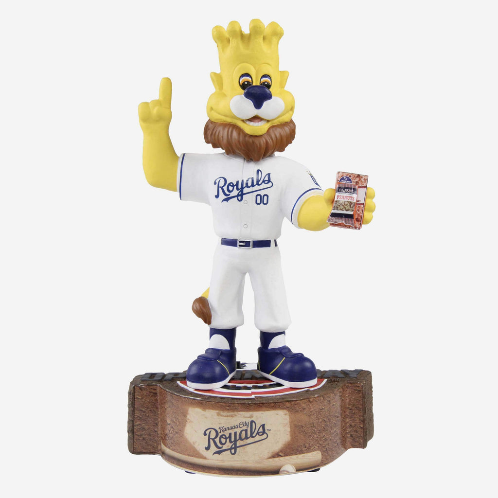 Sluggerrr Kansas City Royals Opening Day Mascot Bobblehead FOCO - FOCO.com