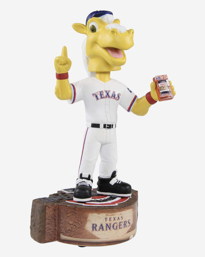 Captain Texas Rangers Opening Day Mascot Bobblehead FOCO - FOCO.com