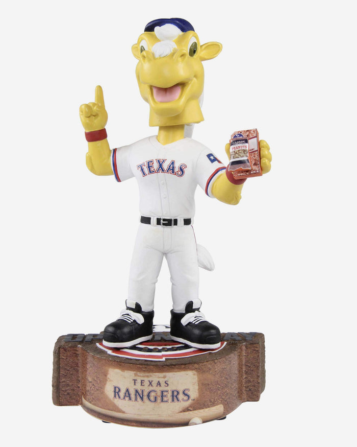 Captain Texas Rangers Opening Day Mascot Bobblehead FOCO - FOCO.com