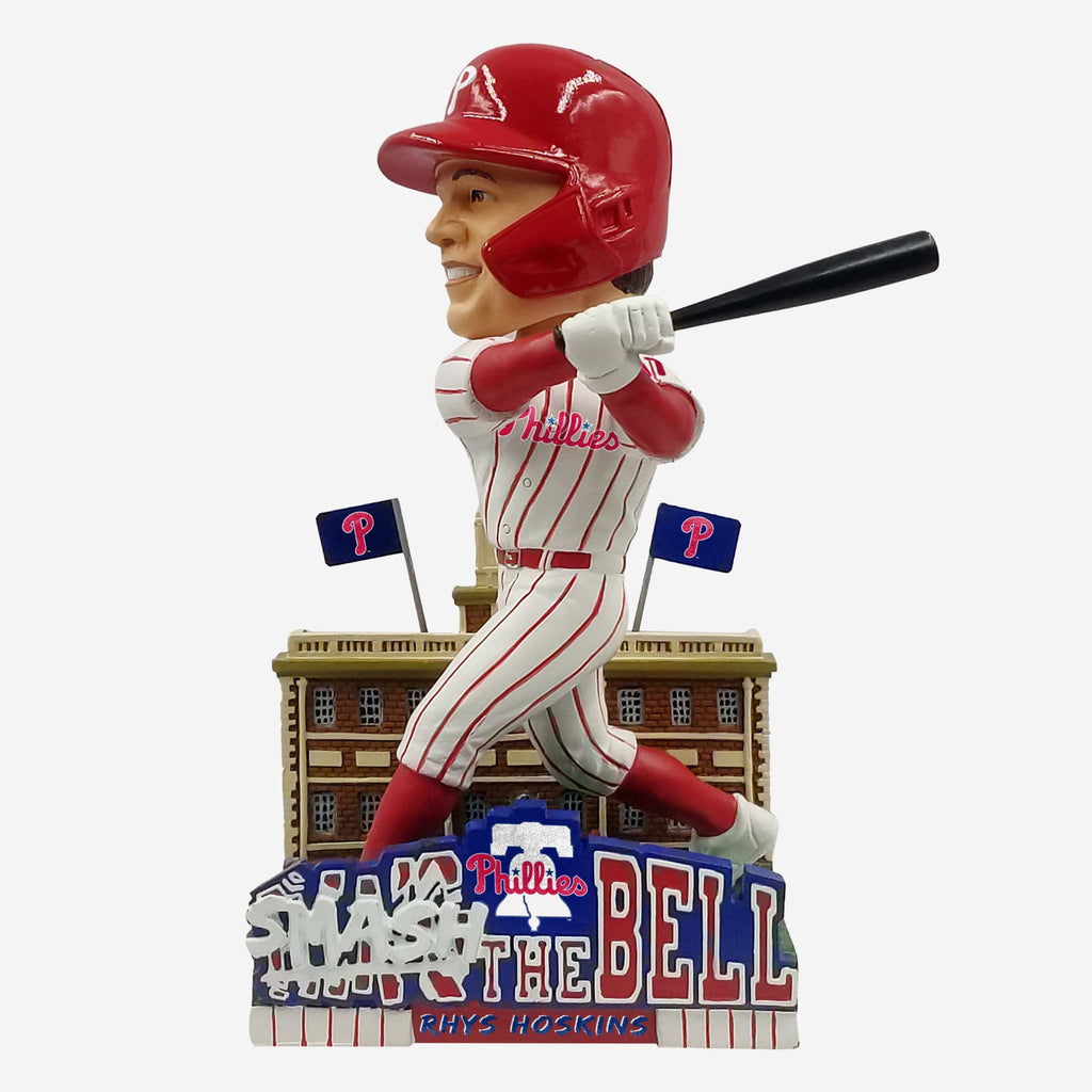 Rhys Hoskins Philadelphia Phillies Smash The Bell Broad St Bobblehead FOCO - FOCO.com