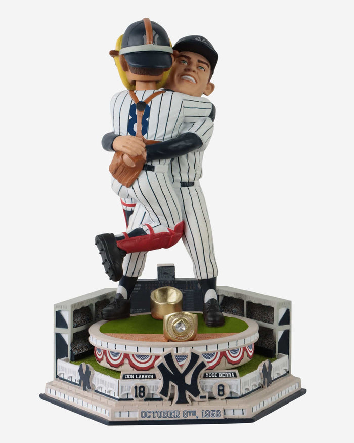 Don Larsen & Yogi Berra New York Yankees Perfect Game Dual Spinner Bobblehead FOCO - FOCO.com