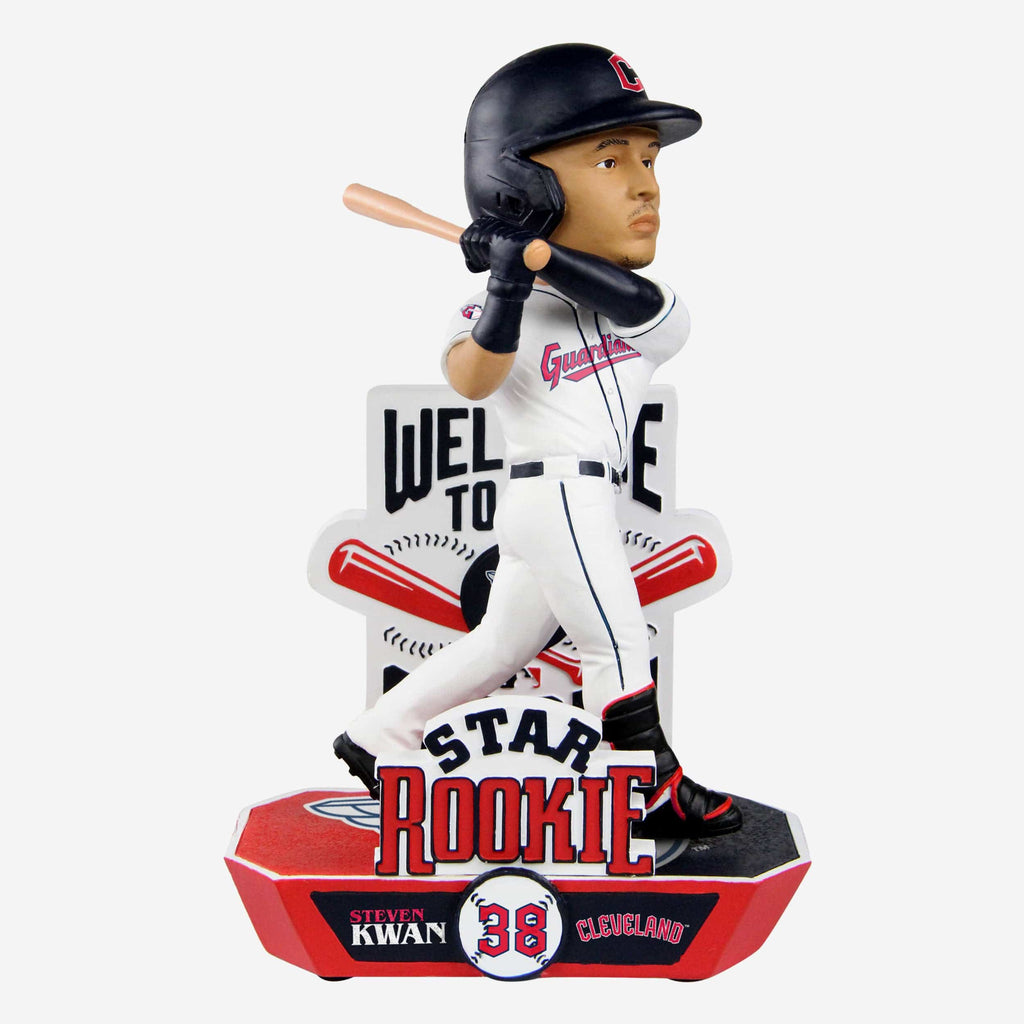 Steven Kwan Cleveland Guardians Star Rookie Prospect Bobblehead FOCO - FOCO.com