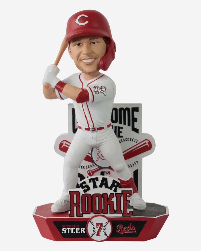 Spencer Steer Cincinnati Reds Star Rookie Bobblehead FOCO - FOCO.com