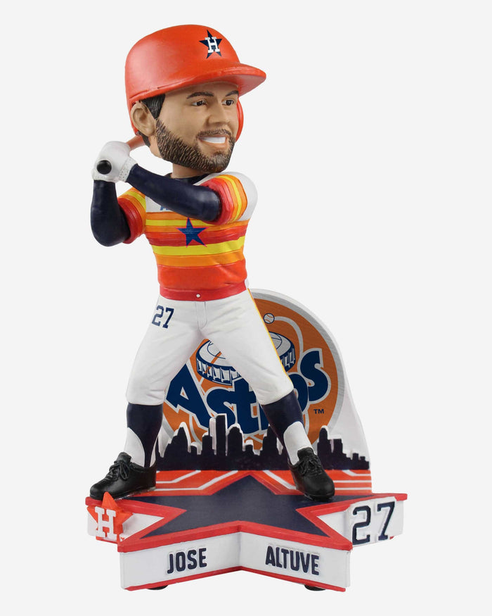 Jose Altuve Houston Astros Retro Jersey Bobblehead FOCO - FOCO.com