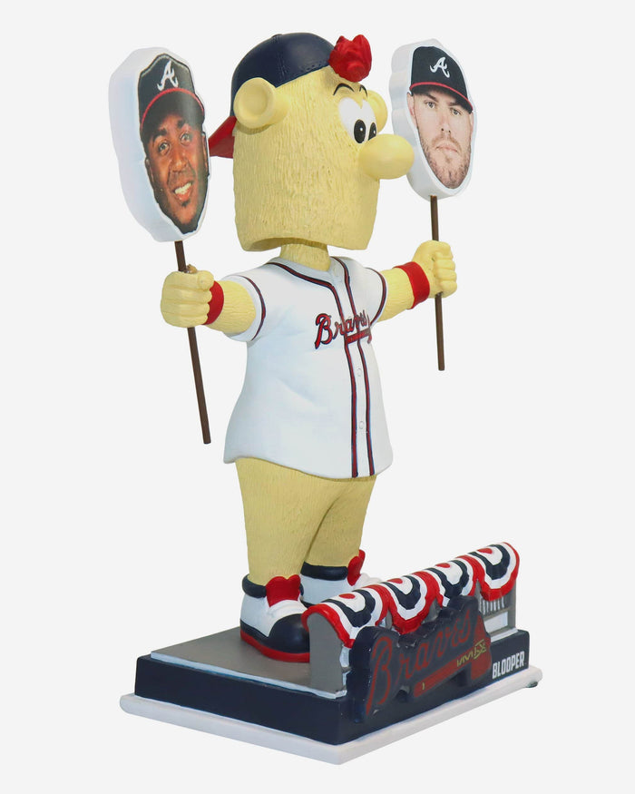 Blooper Atlanta Braves The Show Goes On Mascot Bobblehead FOCO - FOCO.com